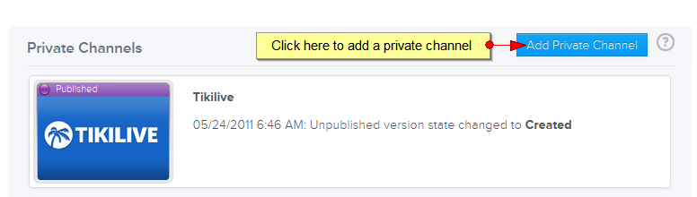 add-private-channel-1 publish channel on roku