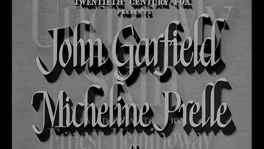 Under My Skin John Garfield, Micheline Prelle 1950